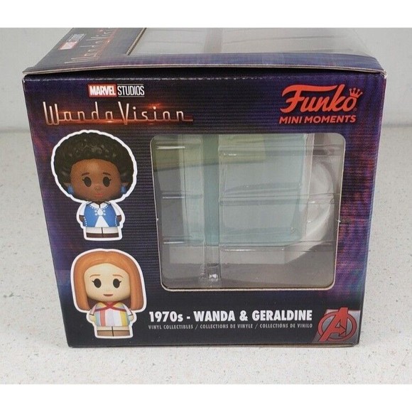 FUNKO MINI MOMENTS MARVEL WANDAVISION 1970s WANDA & GERALDINE EXCLUSIVE NIB - Picture 8 of 11
